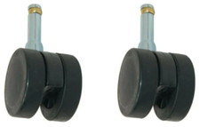 2 x Numatic Henry Hoover 50mm Front Twin Castor Wheels GENUINE 204111x2