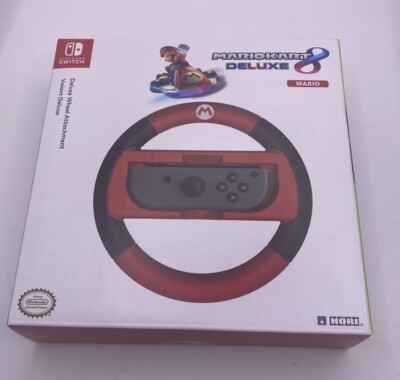 HORI Switch MarioKart Deluxe 8 Wheel Red For Nintendo Joy-Con Controller New