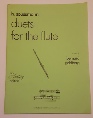 Duets for the Flute by H. Soussmann (ed/ Bernard Goldberg) (1975, PB) M1