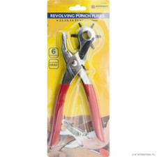 Revolving Leather Punch Plier,belt Hole Maker Of Different Sizes