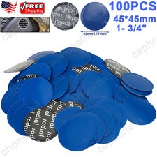 100 Pcs Medium Size 1- 34 Round Radial Rubber Car Tire Repair Tyre Patches Kit 100 Pcs Medium Size 1- 34 Round Radial Rubber Car Tire Repair Tyre Patches Kit