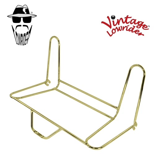 VINTAGE LOWRIDER 26" ROUND SCHWINN STYLE LOWRIDER TRIKE CONVERSION FRAME GOLD