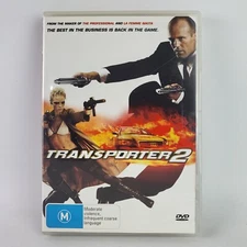 Transporter 2 (DVD, 2005) Jason Statham, Good Condition, Region 4, Free Post