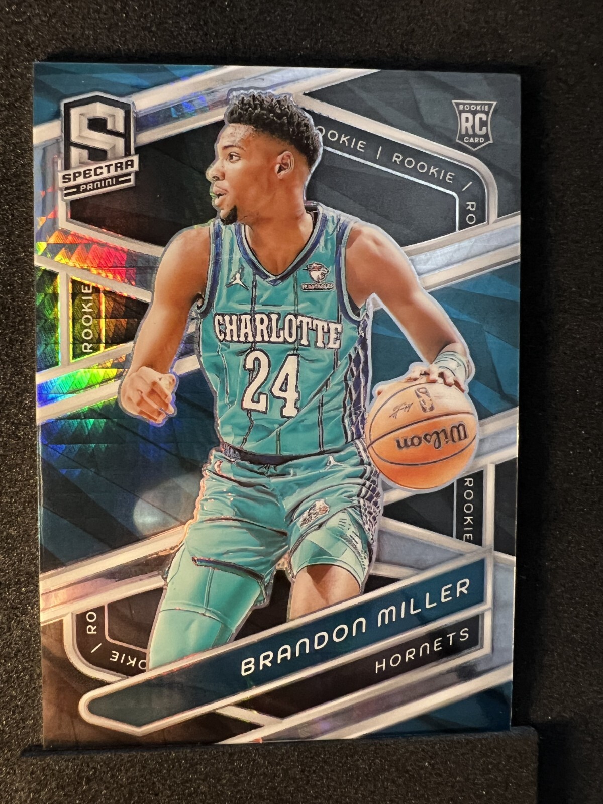 2023-24 Spectra Basketball Brandon Miller Rookie Card Hornets (RC) #161
