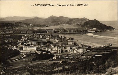 CPA SAN SEBASTIAN Vista General desde el Monte Ulia SPANIEN (743390)