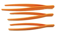 3 Plastic Tweezers Set Forceps General Purpose Utility Tweezer 5-3/4" - 7' - 10"