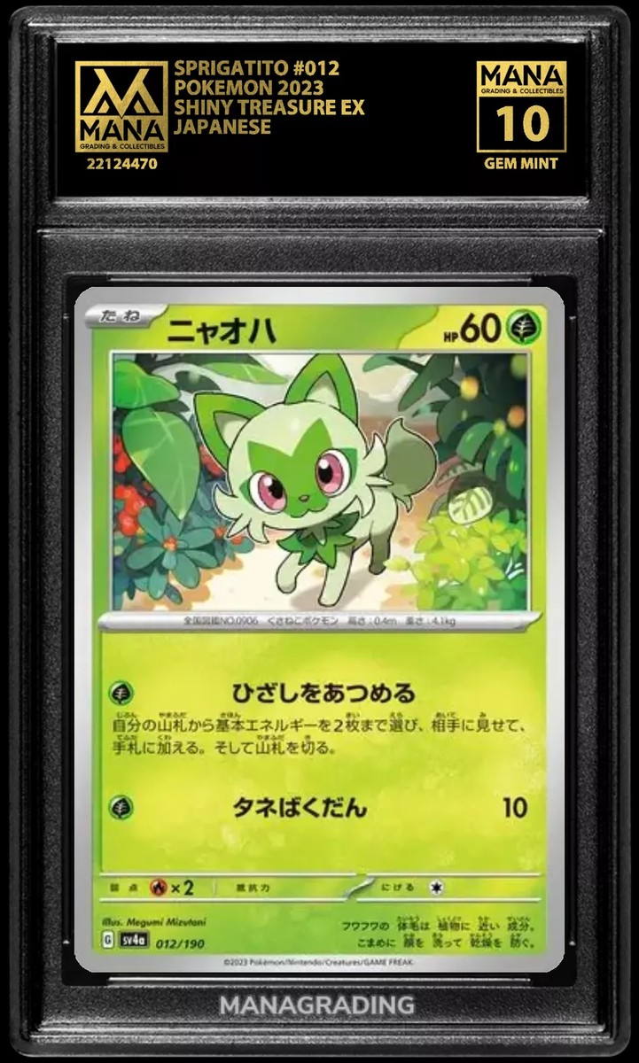 【psa10】2023 ポケモンカード SPRIGATITO GEM MT 10 PSA 10 Pokemon Card Sprigatito AR 075/073 sv1a HOLO GEM MINT