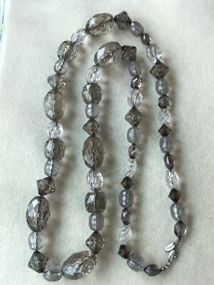 Grey Tone Women Chunky Beads Next Necklace - Costume Jewellery - VGC - Free P&P