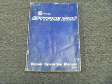 1977-1979 Triumph Spitfire 1500 Convertible Shop Service Repair Manual 1978