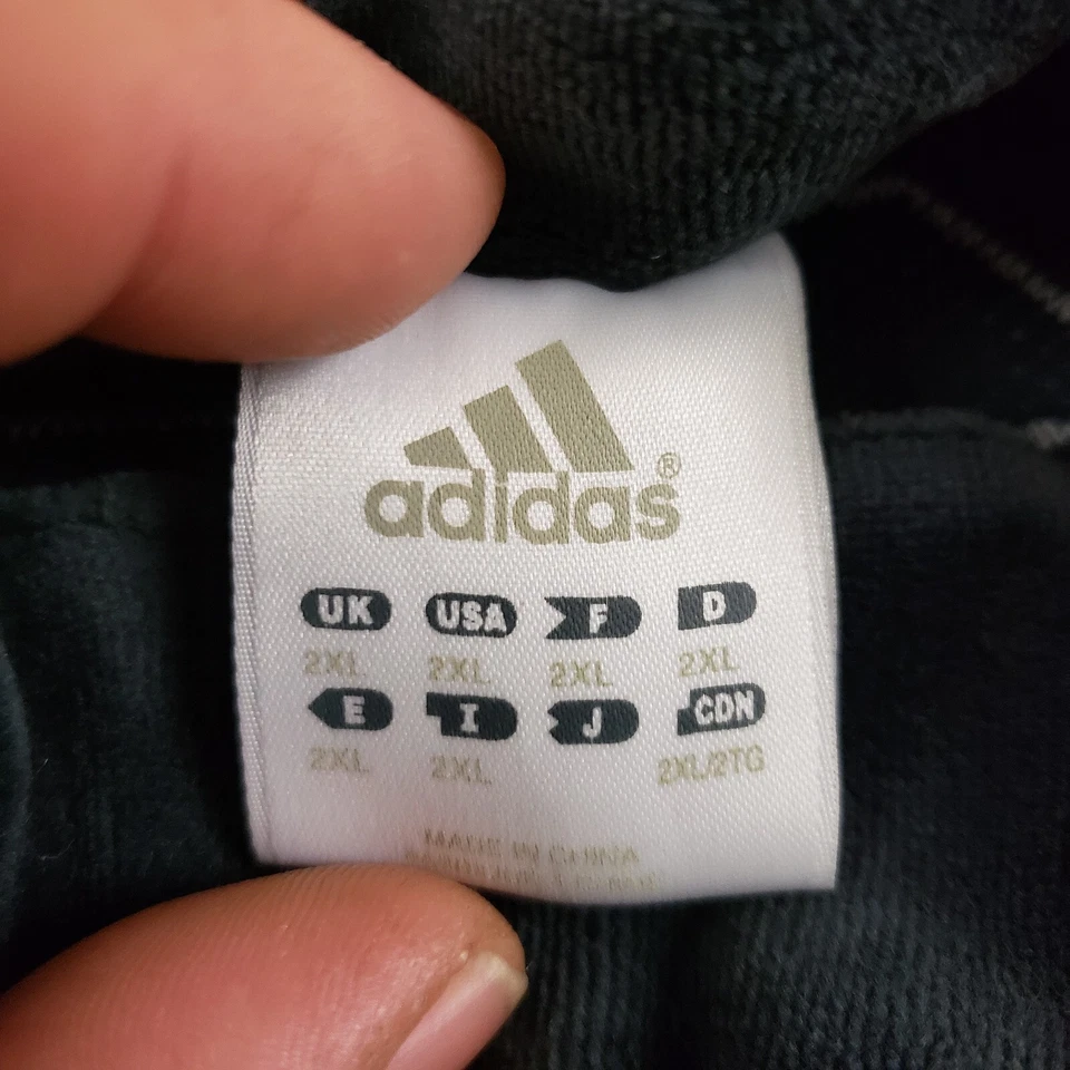 VINTAGE Adidas Jacket Mens 2XL XXL Gray UCLA Bruins Track Basketball Team Issue - Image 4 of 4