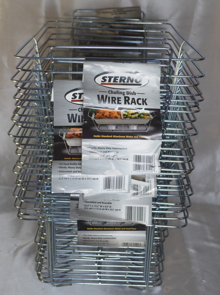 STERNO Chafing Dish Wire Rack 4-Pack Heavy Duty Reusable Discontinued ...