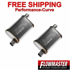 2.25 Oo Performance Exhaust Muffler Pair Flowmaster Flowfx - 71235