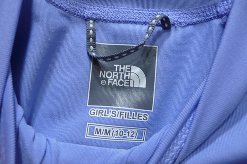 The North Face Girls Swim Rash Guard, Size M (10/12), 3/4 Sleeves, w/ TNF Logo - Picture 2 of 3