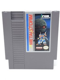 Metal Storm Nintendo Nes 1991 Complete In Box Missing Poster Great Condition See