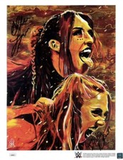 Alba Frye & Isla Dawn - Rob Schamberger 11 x 14 Poster - JSA AUTOGRAPHED