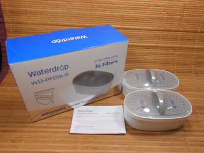 Waterdrop WD-PF01A-P Advanced Pitcher Replacement Filters 2x left- FREE SHIPPING