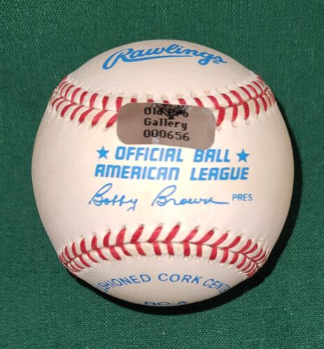 TONY OLIVA SIGNED OFFICIAL AMERICAN LEAGUE BASEBALL COA OLD PRO GALLERY - Picture 2 of 7