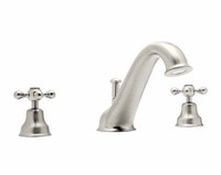 Rohl Ac25x Cisal Deck Mounted Bathtub Filler W/cross Handles Polished Nickel Rohl Ac25x Cisal Deck Mounted Bathtub Filler W/cross Handles Polished Nickel
