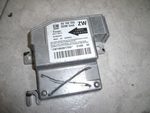 Airbag Steuergerät Opel Tigra TwinTop   93162255  ZW