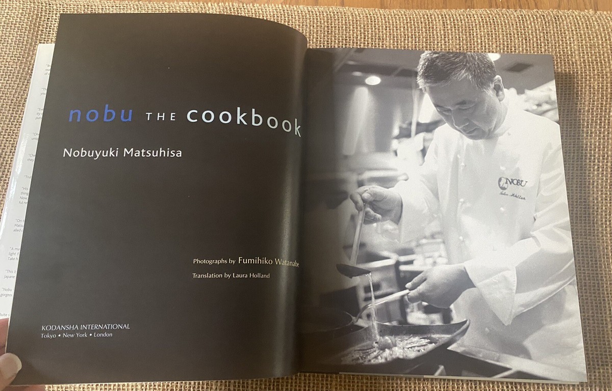 nobu-1110ページ Nobu: The Cookbook By Nobuyuki Matsuhisa - Hardcover In Good Condition