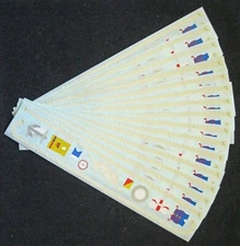 Mrs Grossman Fifteen Sheets 2x12" Vintage Design Line 'Ropes and Knots' (c-1999)