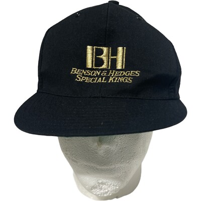 Benson & Hedges Special Kings Black & Gold Snapback Hat ''Take The Edge Off''
