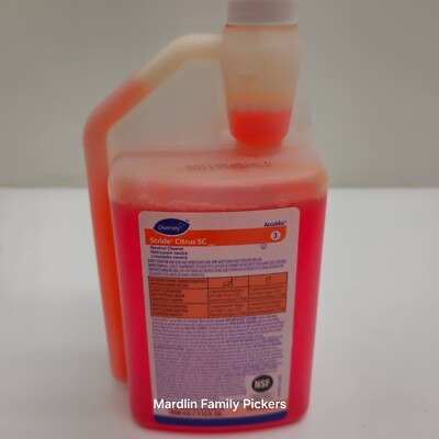 #ad Diversey Stride Citrus SC Neutral Cleaner AccuMix Green Seal 1 U.S. Qt $17.99