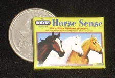 Dollhouse Miniature Horse Sense Game Box 1:12 Texas Cowboy Western Children 