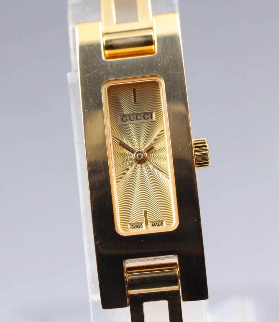 [Ecc+5] Orologio Vintage Gucci 3900L 12mm Quadrante Oro Quarzo Donna dal GIAPPONE