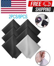  2-PACK 12"X12" Microfiber Cleaning Cloth For Camera Lens Glasses Screen Phone