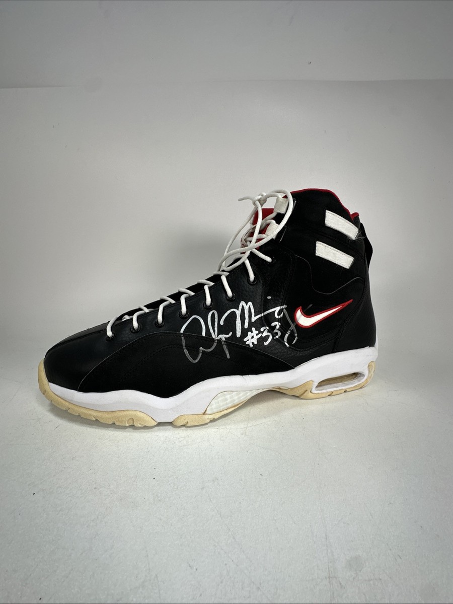 Alonzo Mourning Signed 2007 Miami Heat Nike Shoe Size 18.5 Game