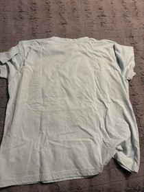 Camisa SUPER MARIO Mujer XL Azul Claro NES Nintendo Videojuego Yoshi