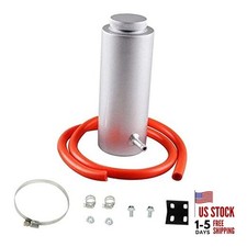 Universal 800ml Car Radiator Coolant Overflow Oil Catch Tank Cooling Silver