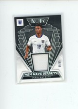 2024-25 Panini Noir Soccer Ollie Watkins #NW-OW New Wave Jerseys Relic 59/65