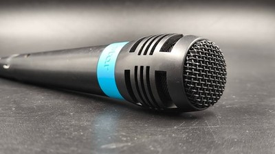 Playstation 2 PS2 Microphone Singstar Used Working Black/Blue