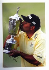 ANGEL CABRERA (ARG)  SIGNED 12" 8" MATT PHOTO - WON MASTERS 2009 & 2007 US OPEN