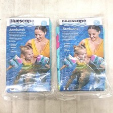 Bluescape Armbands/Floaties 2 packs - Kids- Blue with Mermaids