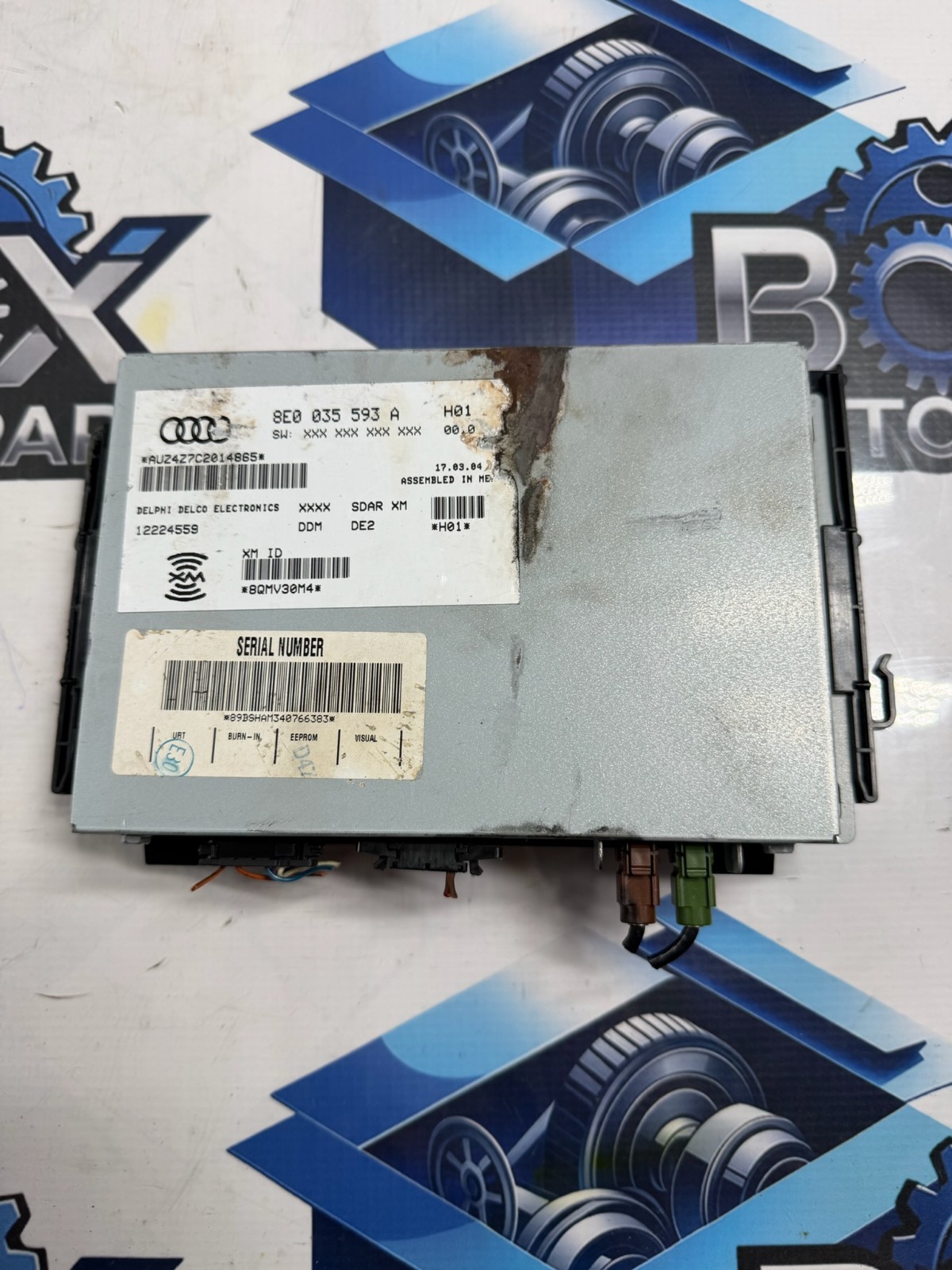 2005-2006 AUDI S4 Satelite Radio Module 8E0035593A OEM
