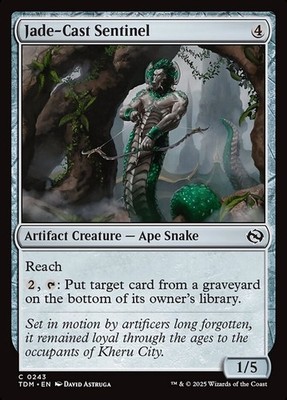 Jade-Cast Sentinel Tarkir: Dragonstorm Regular