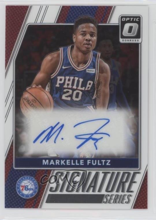 2017 Panini Donruss Optic Signature Series Markelle Fultz #17 Rookie Auto RC 2w7