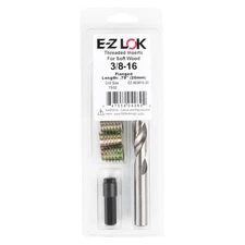 Thread Repair Installation Kit - Includes E-Z Hex Threaded Inserts for Soft W...
