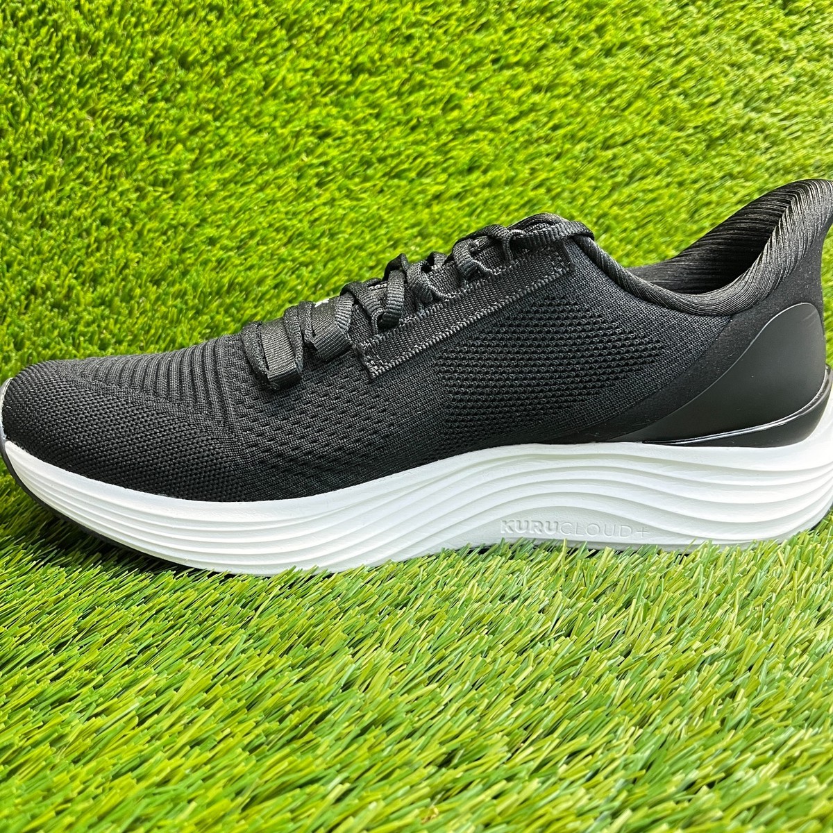 KURU Atom Men\'s Black, White & red Sneakers size 12M‎ Kuru Atom 2 Mens Size 12.5E Black White Athletic Running  main image 3