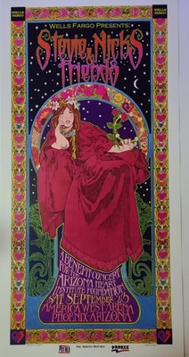 Stevie Nicks and Friends Concert Poster Phoenix AZ 2001 Don Henley Sheryl Crow