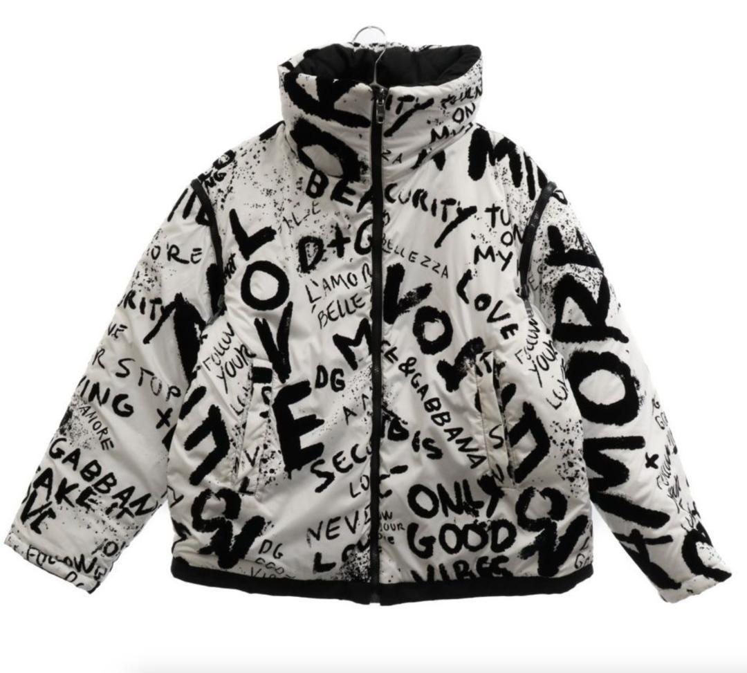 DOLCE & GABBANA DG GRAFFITI DOWN JACKET | eBay