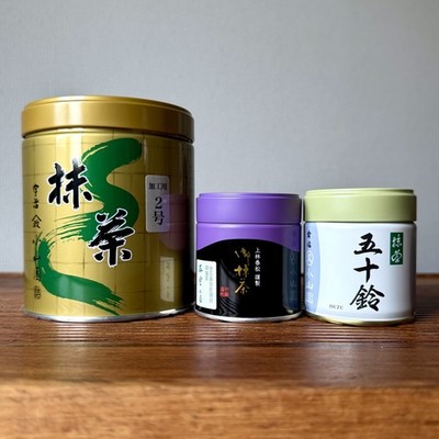 Uji Matcha Green Tea Powder Set of 3 Yamamasa Koyamaen Kanbayashi Japan