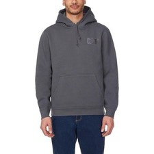 Caterpillar Men's Hooded Sweatshirt CAT logo Gray, Size : Small, 3XL