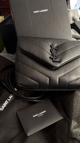 Saint Laurent YSL Toy LouLou schwarz mit schwarzen Beschlägen - Top Zustand  - Bild 9 von 11