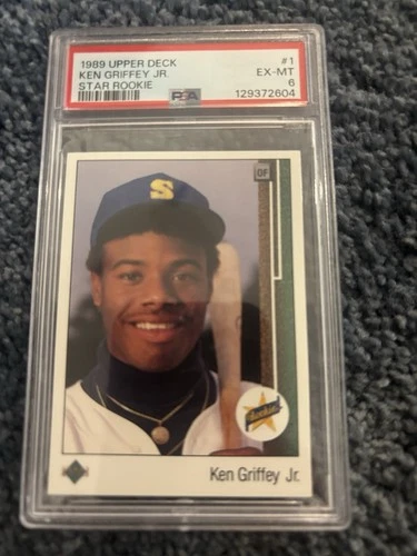 1989 Upper Deck - Ken Griffey Jr #1 (RC) PSA 6