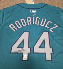 Julio Rodriguez Signed Seattle Mariners Green Nike Jersey Fanatics MLB AUTHENTIC