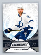 2021-22 Upper Deck Credentials #16 Steven Stamkos Tampa Bay Lightning